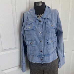 Stylish Giocam “Girls Night Out”Denim Jacket🍷XS